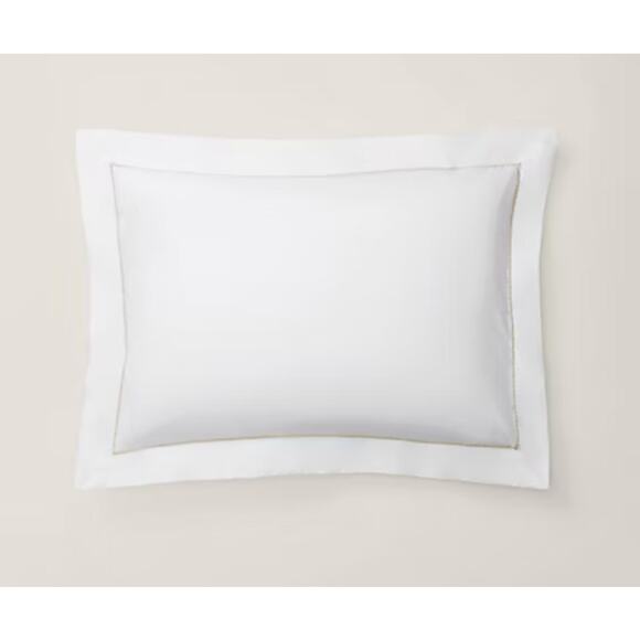 Ralph Lauren Organic Cotton Percale Palmer Sham King Sand Dune - Picture 1 of 2